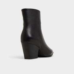Shanah in Black - Ankle boot, Block heel