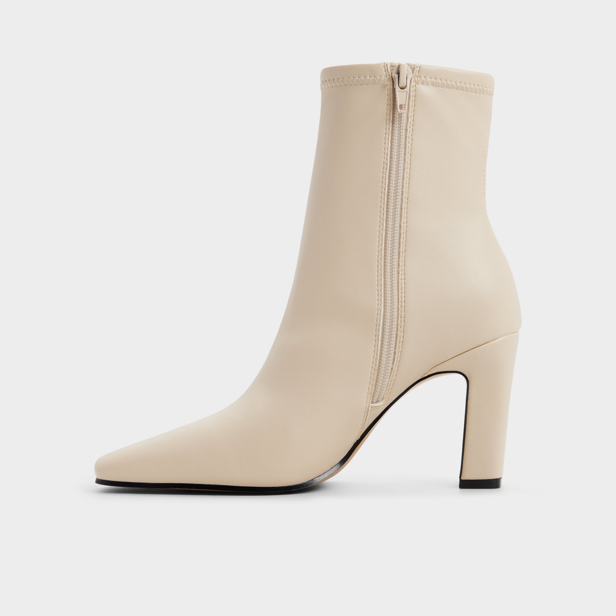 Cybele in Cream - Ankle boot, Block heel