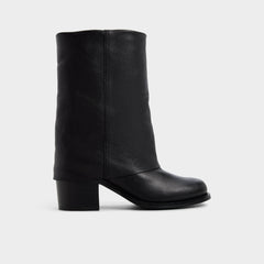 Nolya in Black - Ankle boot, Block heel