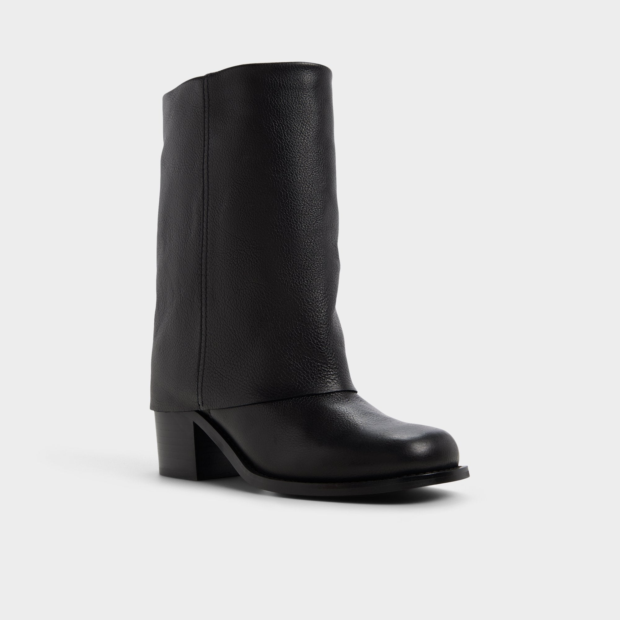 Nolya in Black - Ankle boot, Block heel