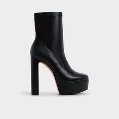 Brejara in Black - Ankle boot, Platform