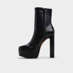 Brejara in Black - Ankle boot, Platform