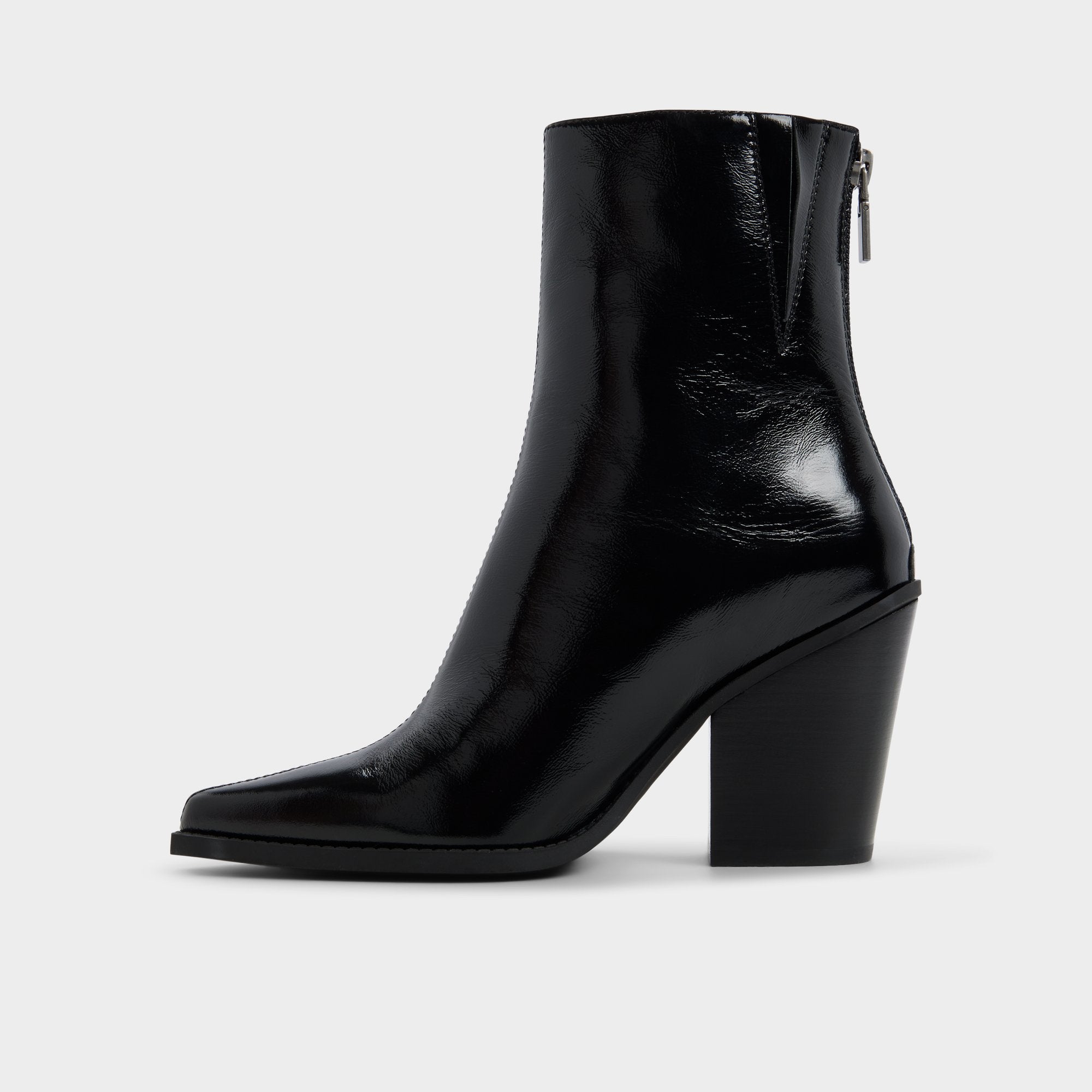Norelle in Black - Ankle boot, Block heel