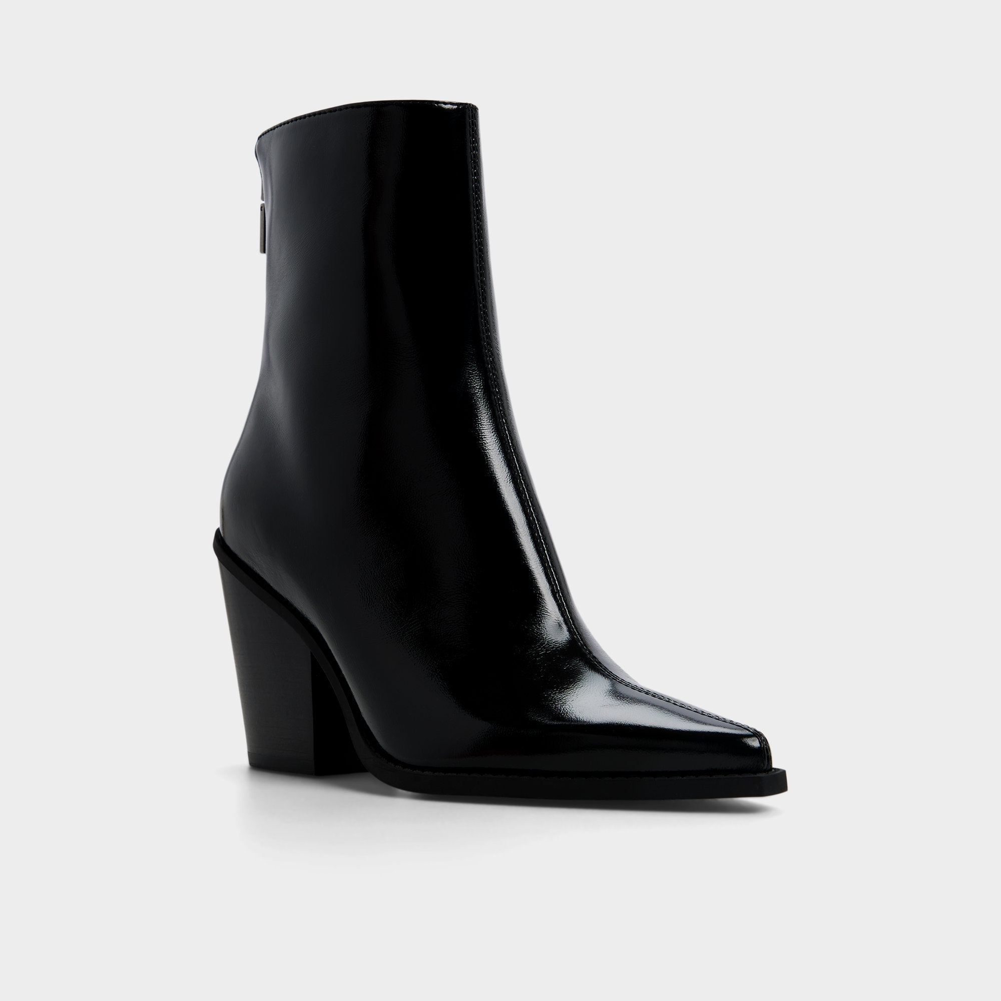 Norelle in Black - Ankle boot, Block heel