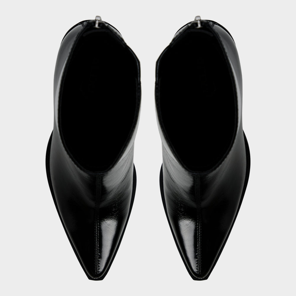 Norelle in Black - Ankle boot, Block heel