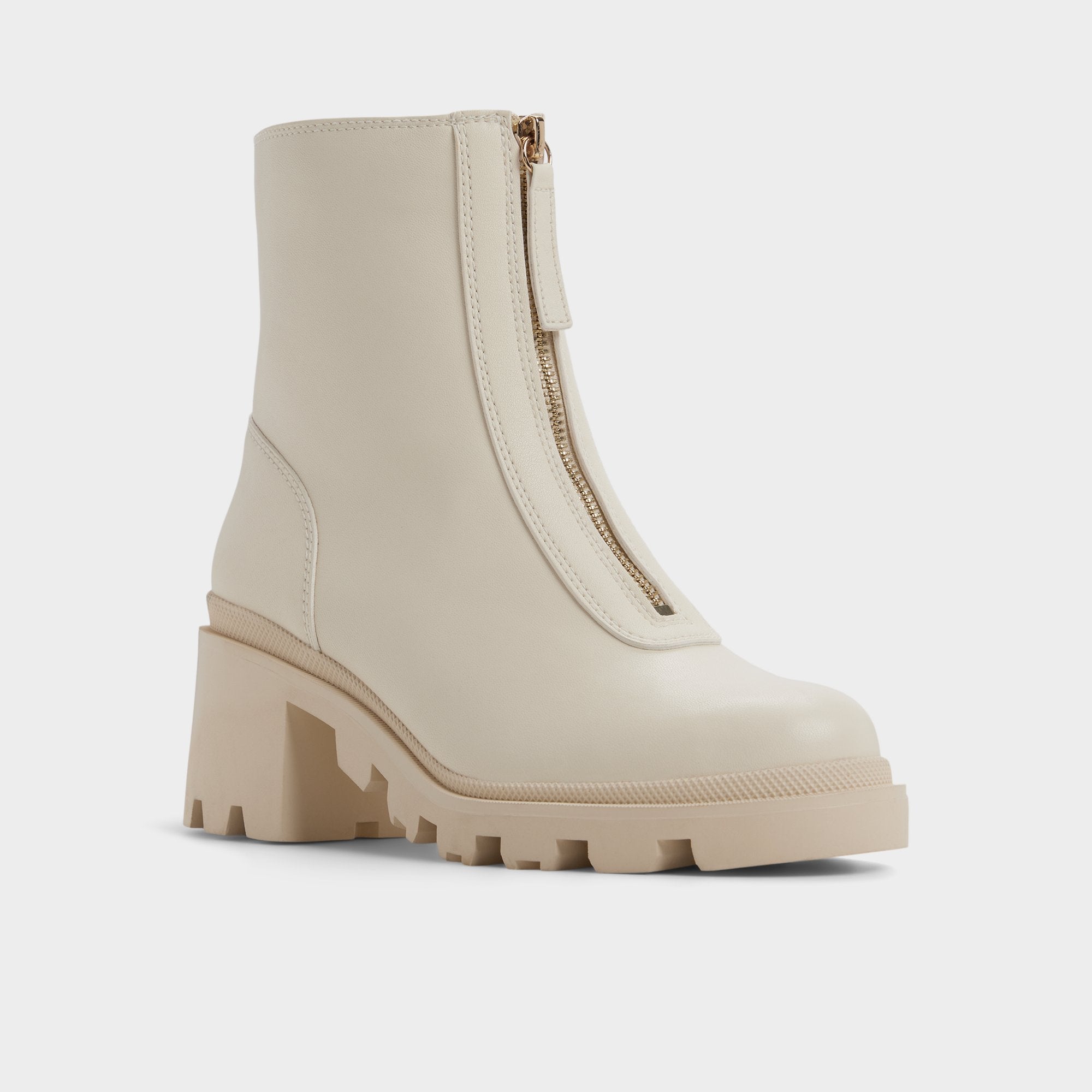 Merielle in Other White - Ankle boot, Lug sole