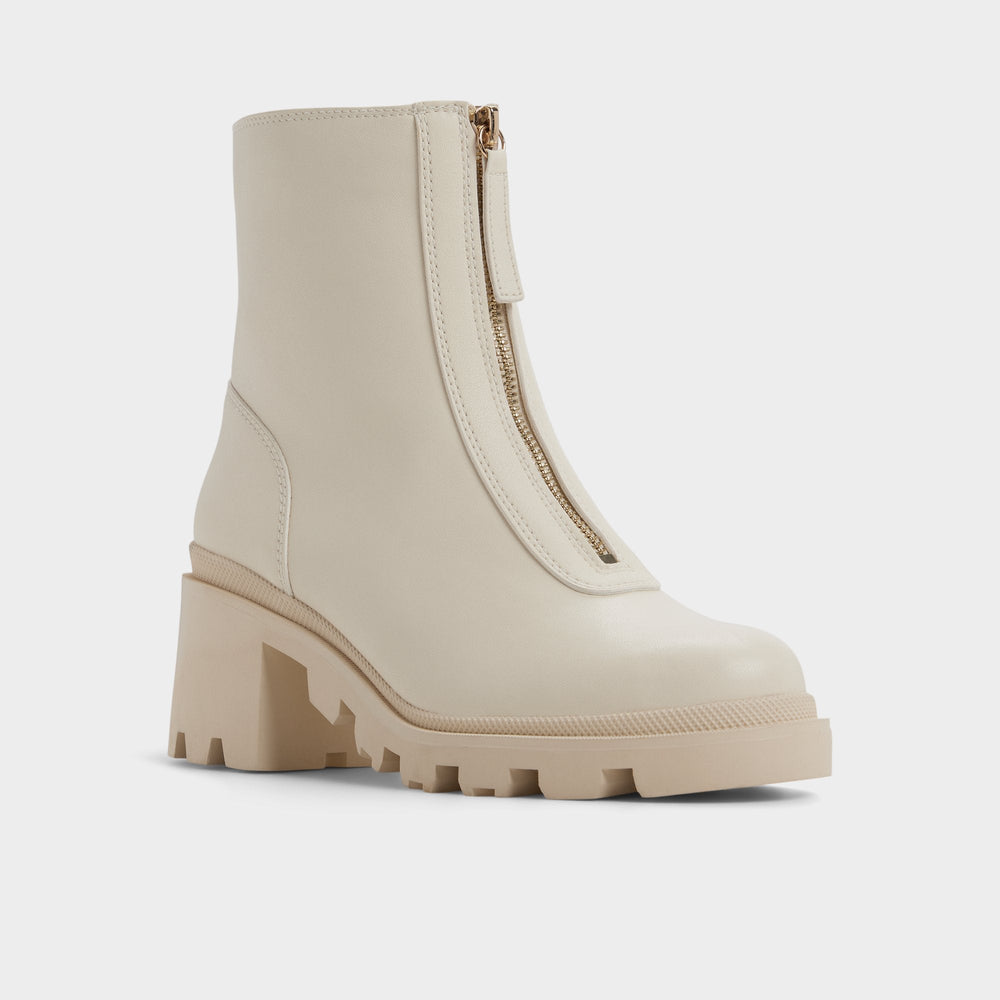 Merielle in Other White - Ankle boot, Lug sole