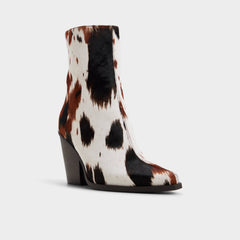 Norelle in Open Brown - Ankle boot, Block heel