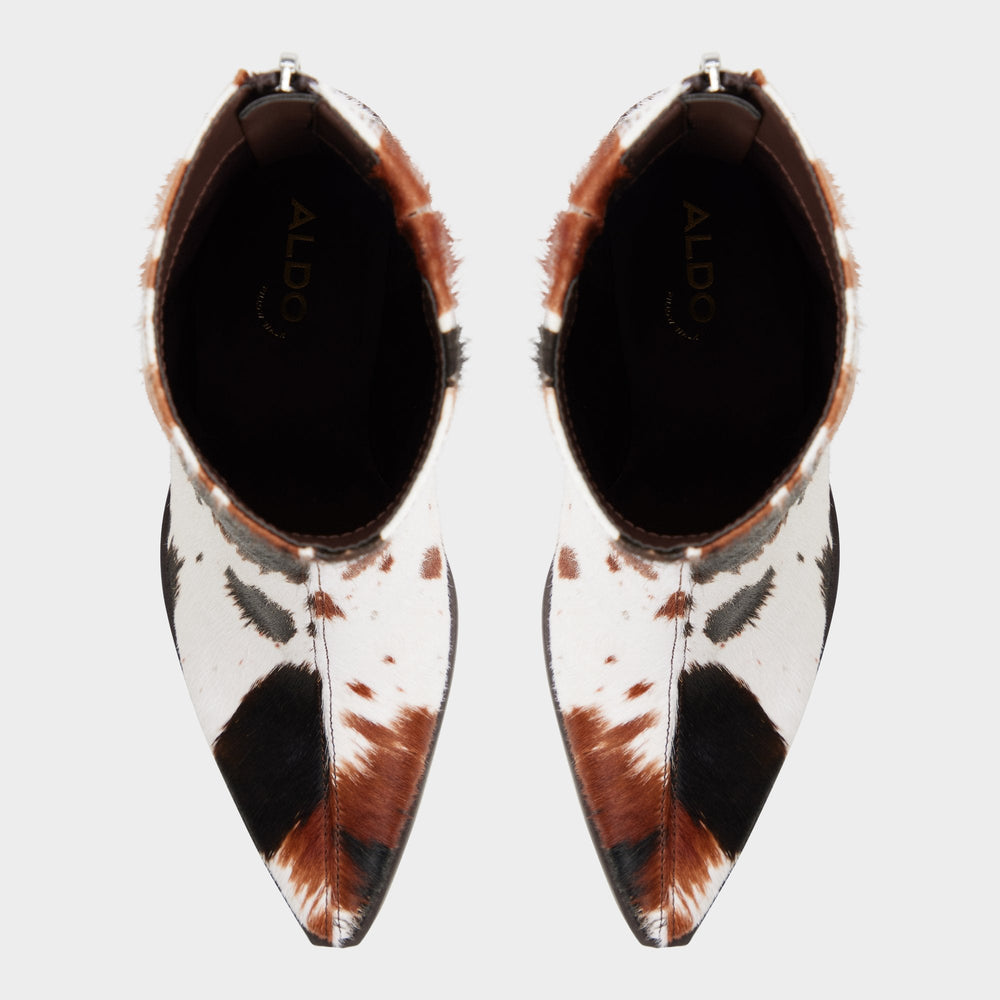 Norelle in Open Brown - Ankle boot, Block heel