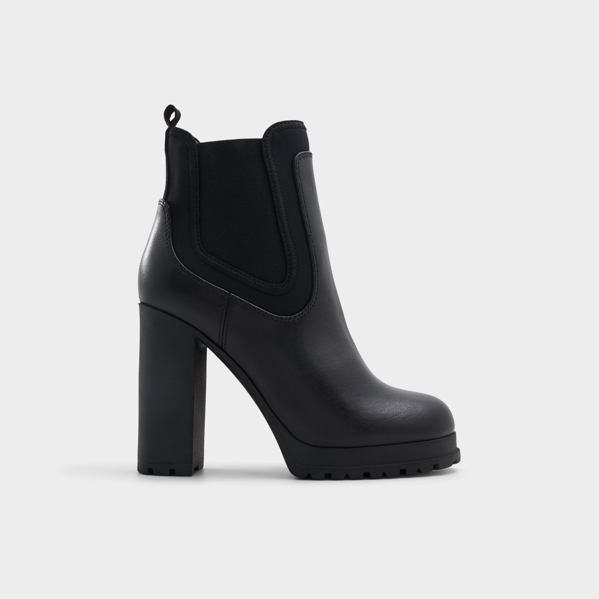 Bold Black Women's Ankle boots - Ankle boot, Lug sole