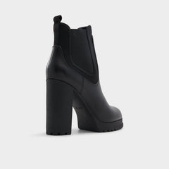 Bold Black Women's Ankle boots - Ankle boot, Lug sole
