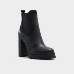 Bold Black Women's Ankle boots - Ankle boot, Lug sole