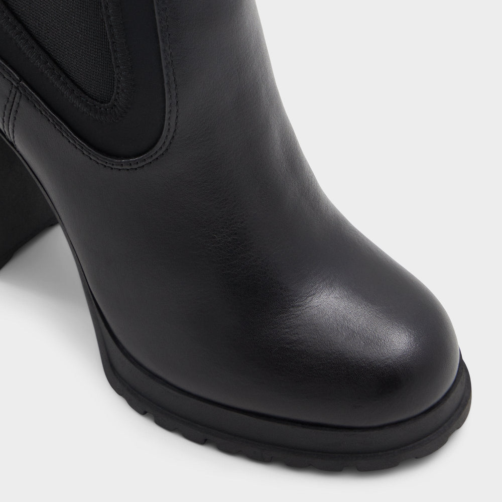 Bold Black Women's Ankle boots - Ankle boot, Lug sole