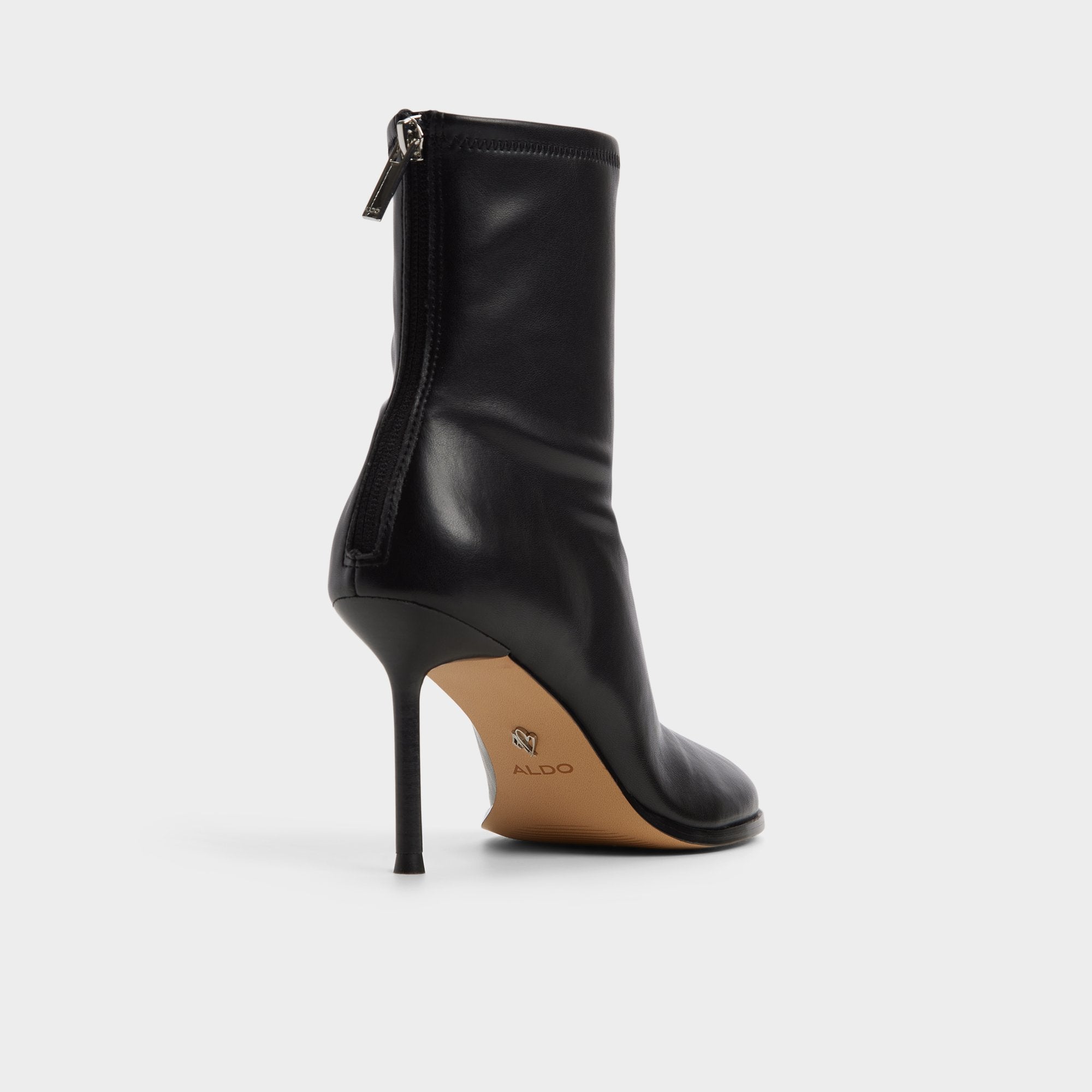 Evander in Black - Ankle boot, Stiletto heel