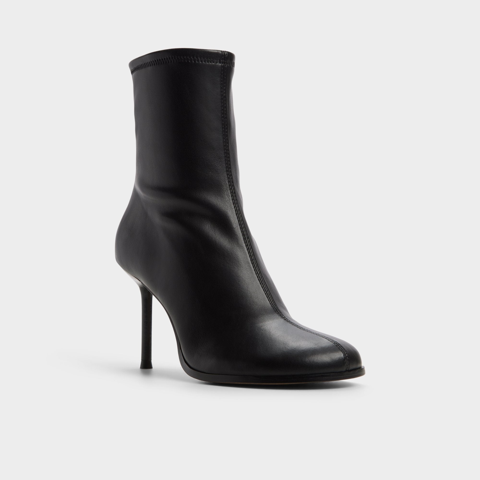 Evander in Black - Ankle boot, Stiletto heel