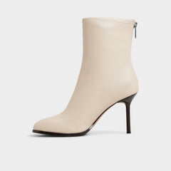 Evander in Cream - Ankle boot, Stiletto heel