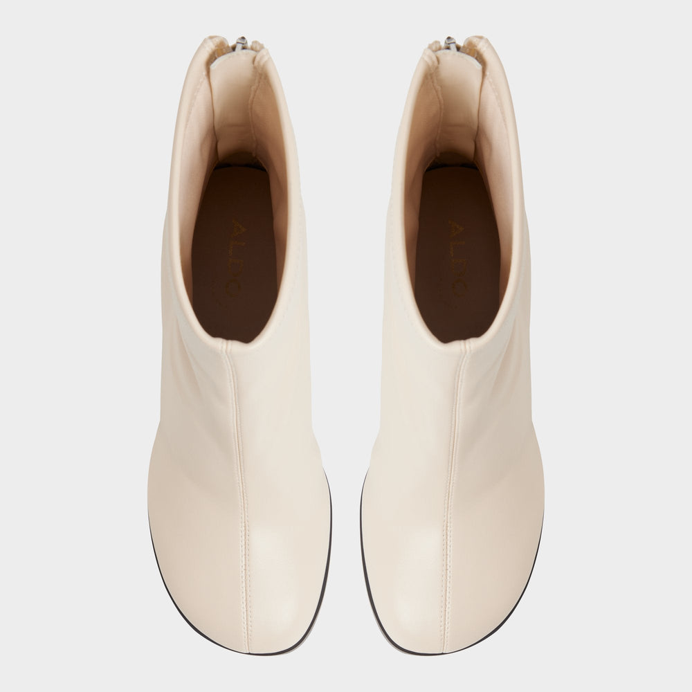 Evander in Cream - Ankle boot, Stiletto heel
