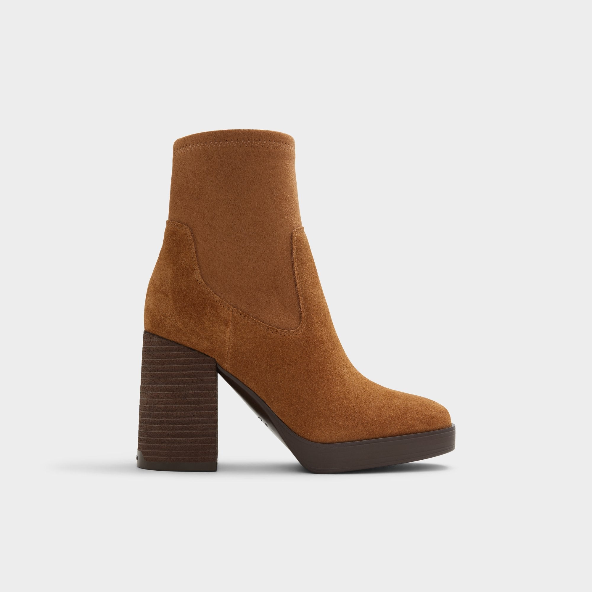 Voss Dark Brown Women's Casual boots - Ankle boot, Block heel