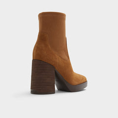 Voss Dark Brown Women's Casual boots - Ankle boot, Block heel