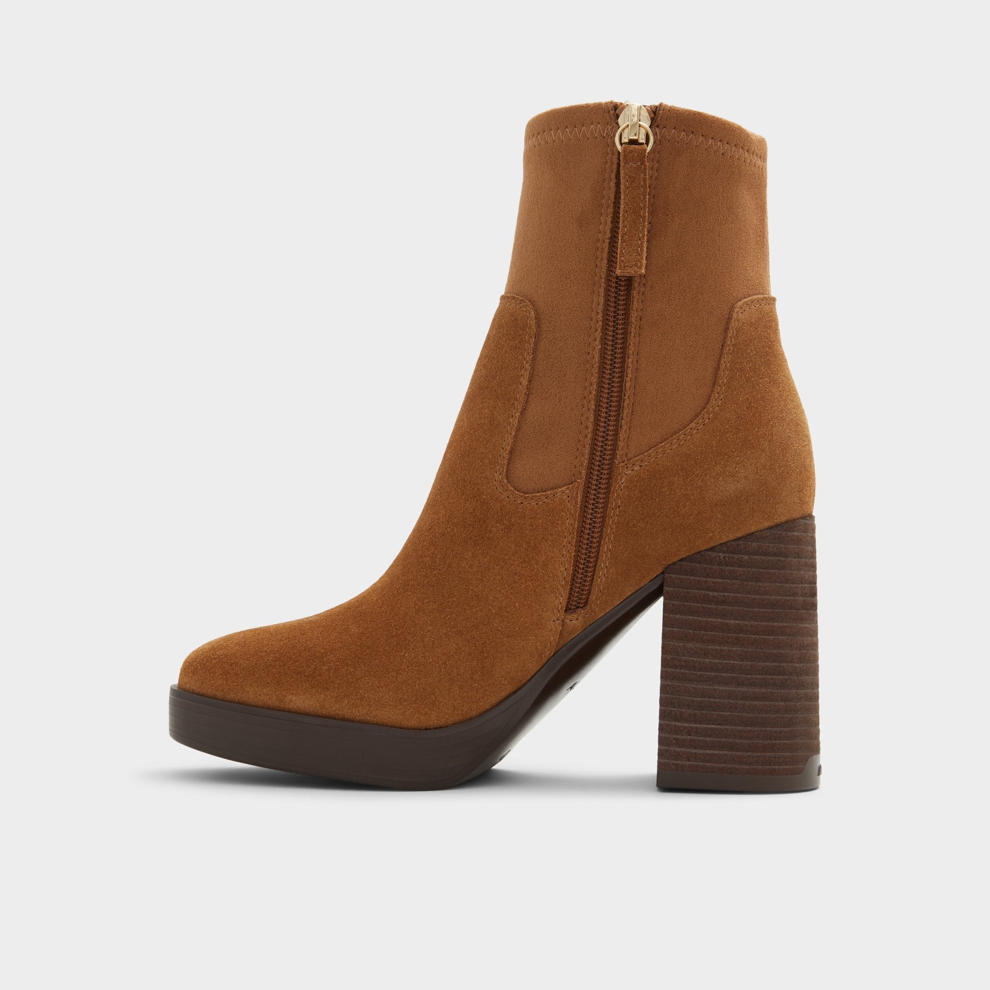 Voss Dark Brown Women's Casual boots - Ankle boot, Block heel