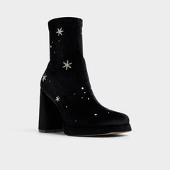 Starrie in Black - Ankle boot, Platform