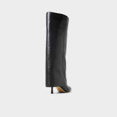 Aseader in Black - Knee-high boot, Stiletto heel