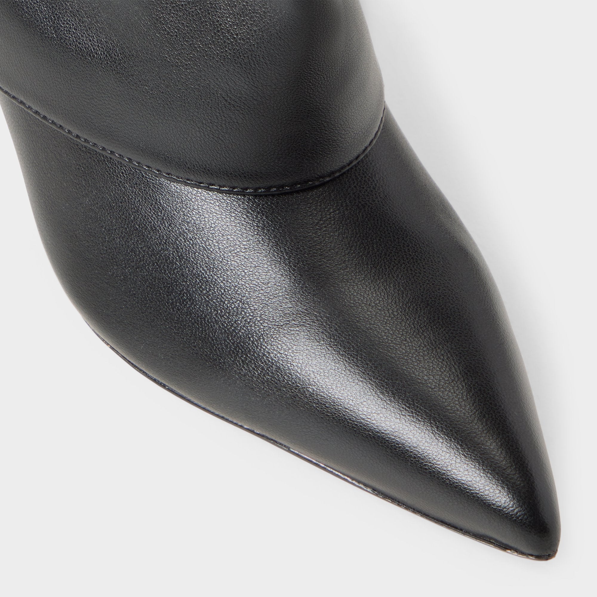 Aseader in Black - Knee-high boot, Stiletto heel
