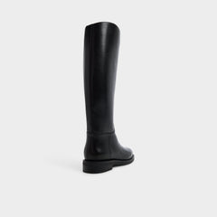 Charley in Black - Knee-high boot, Cup sole