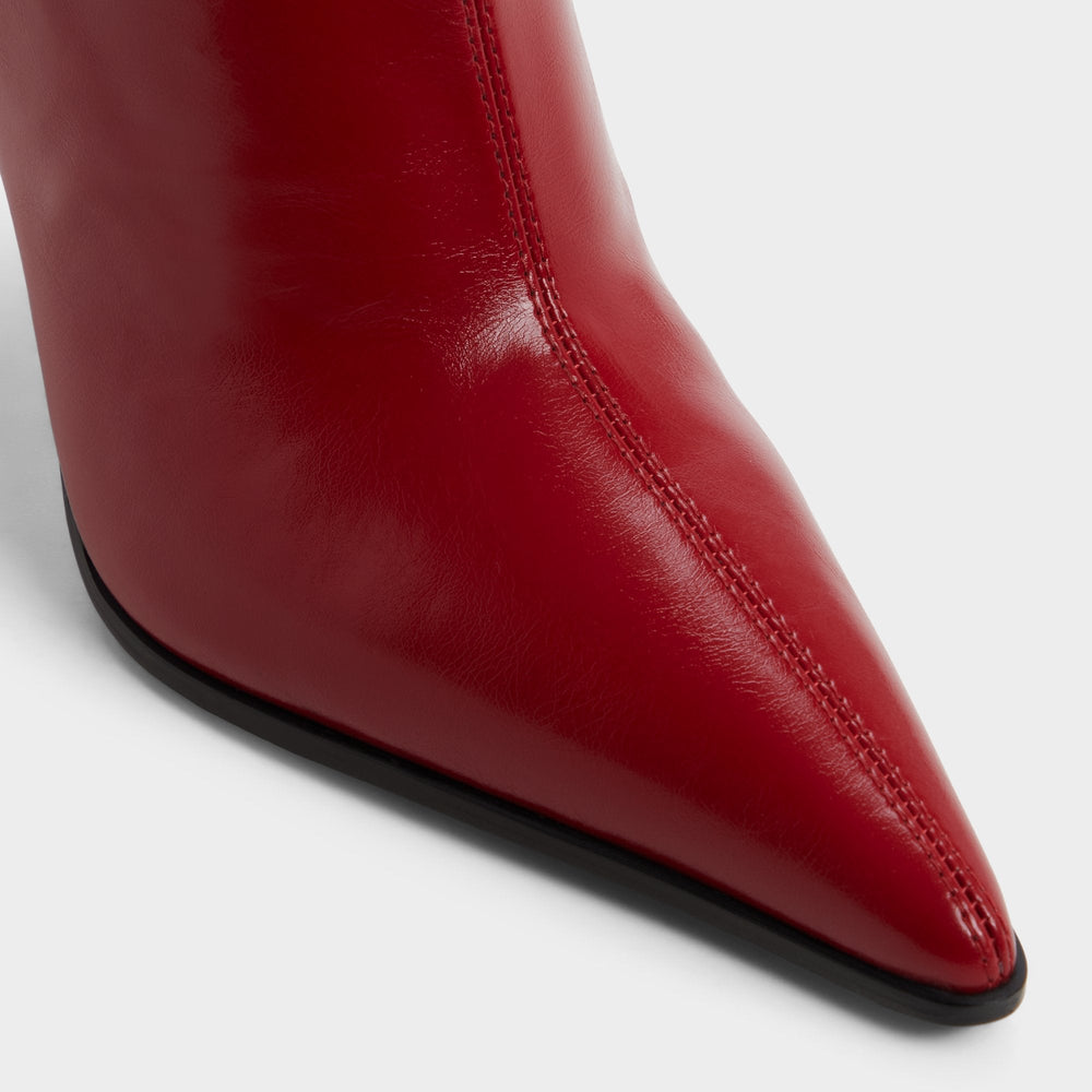 Re in Emily Medium Red - Knee-high boot, Stiletto heel