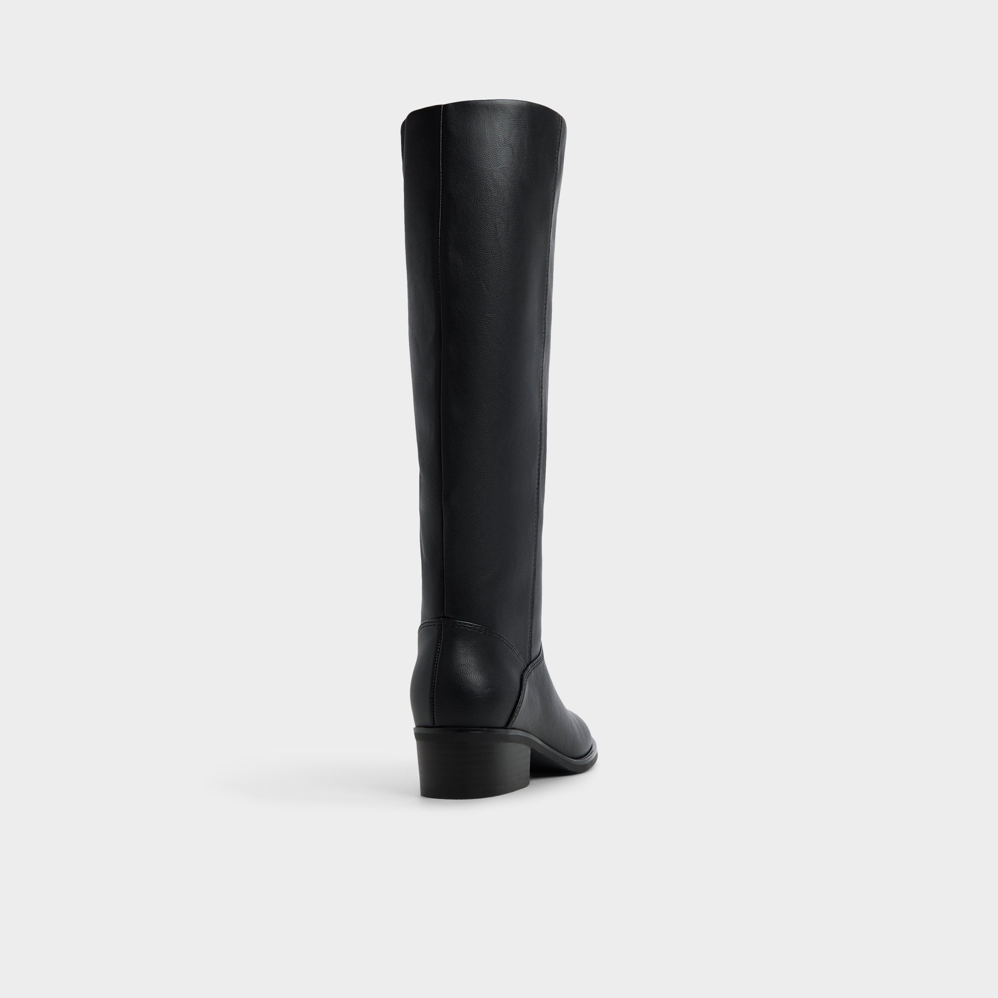 Kaydienh in Black - Knee-high boot, Block heel