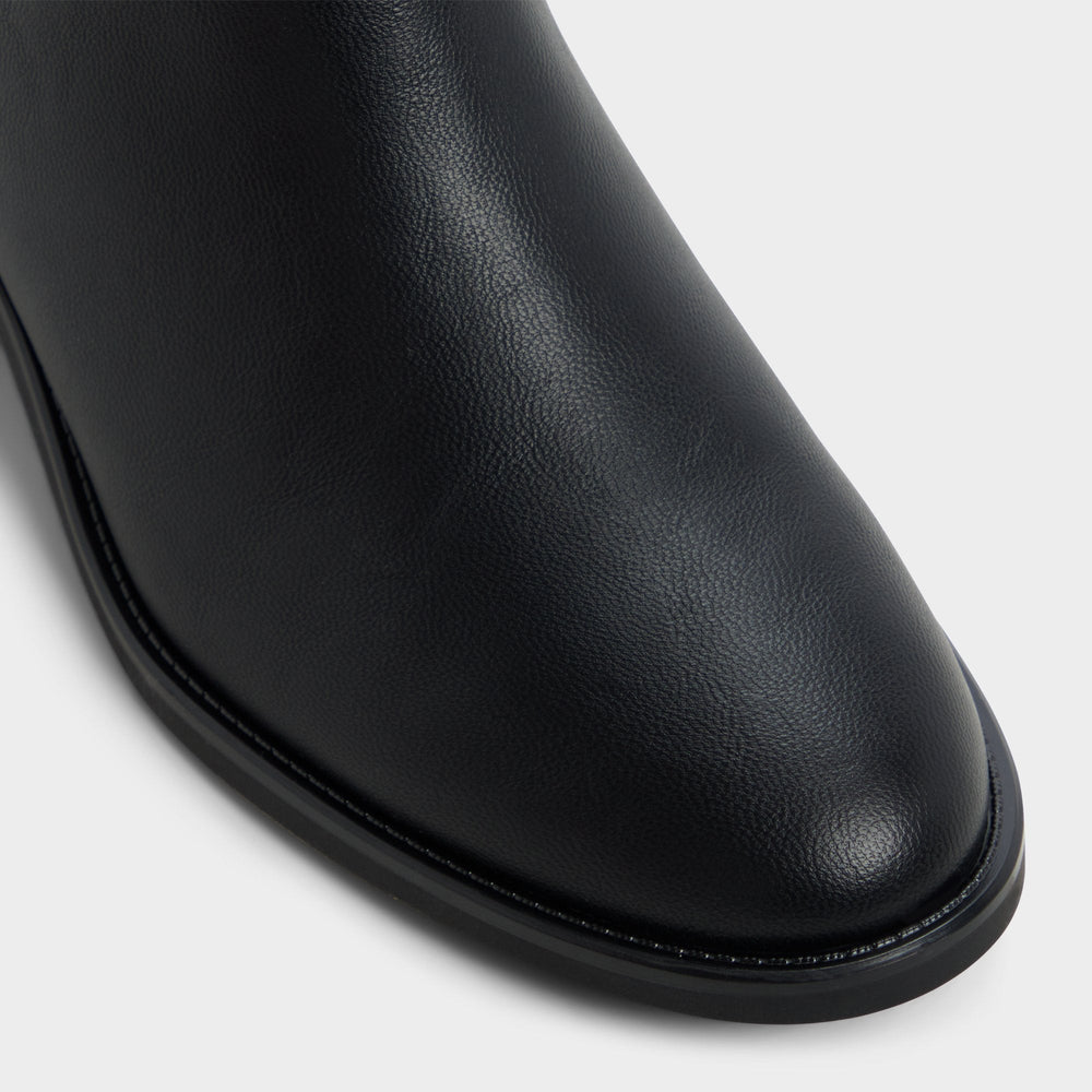 Kaydienh in Black - Knee-high boot, Block heel
