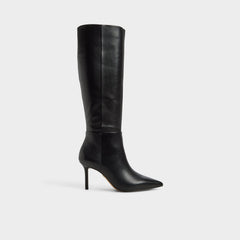 Saphiria in Black - Knee-high boot, Stiletto heel