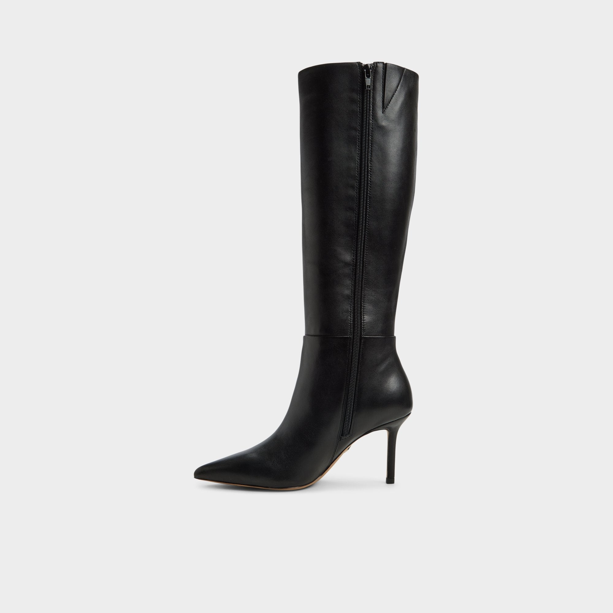 Saphiria in Black - Knee-high boot, Stiletto heel