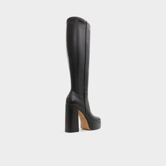 Albie Black Women's Tall Boots - Knee-high boot, Platform