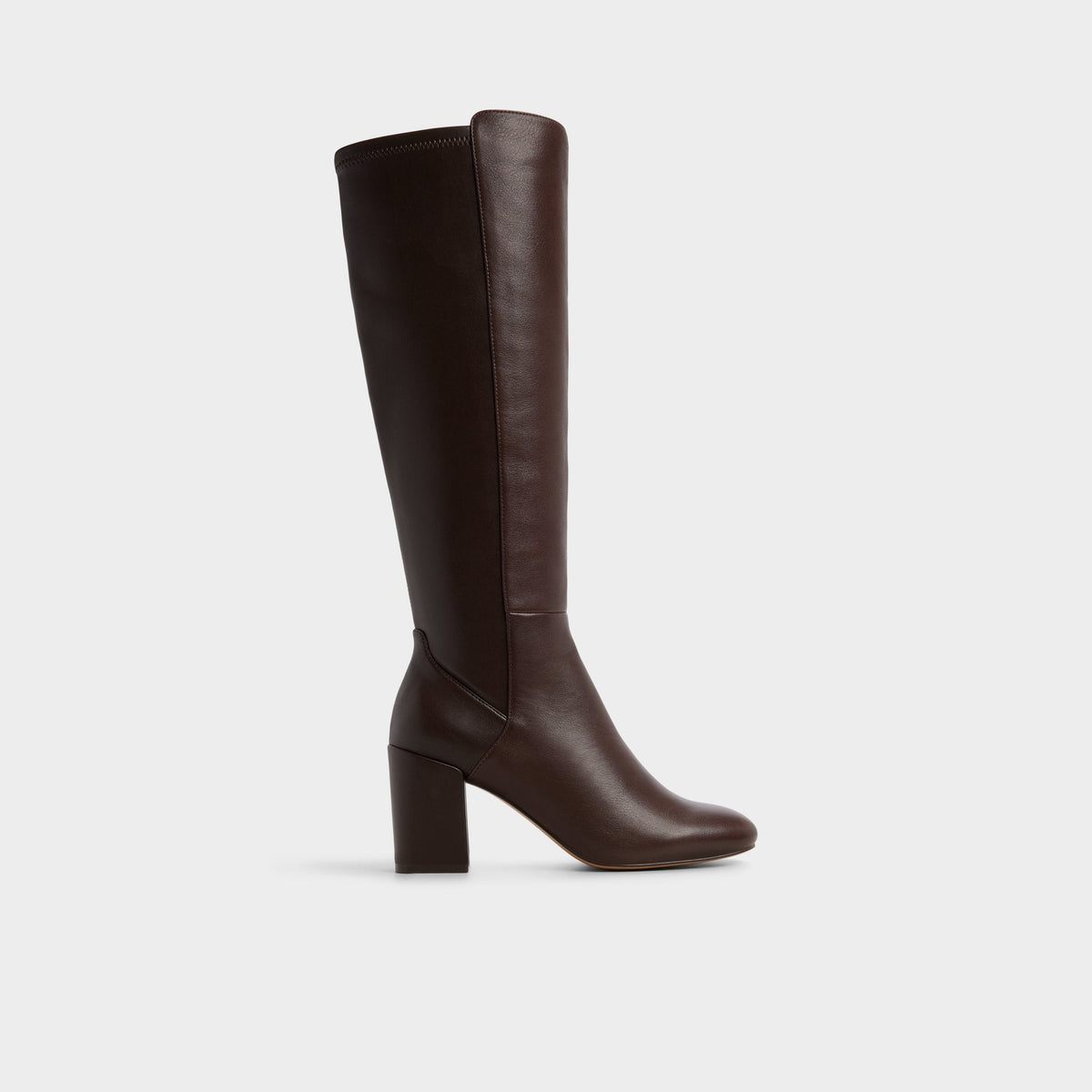 Satori Brown Overflow Women's Tall Boots - Knee-high boot, Block heel