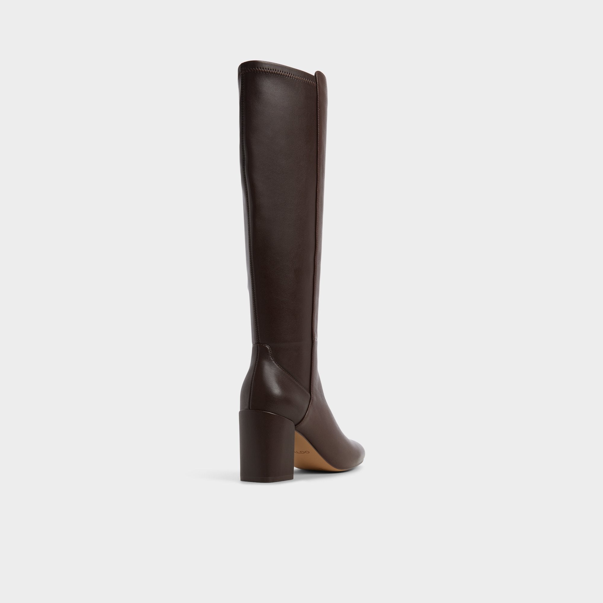 Satori Brown Overflow Women's Tall Boots - Knee-high boot, Block heel