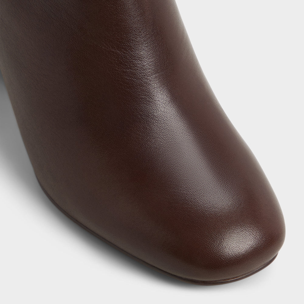 Satori Brown Overflow Women's Tall Boots - Knee-high boot, Block heel