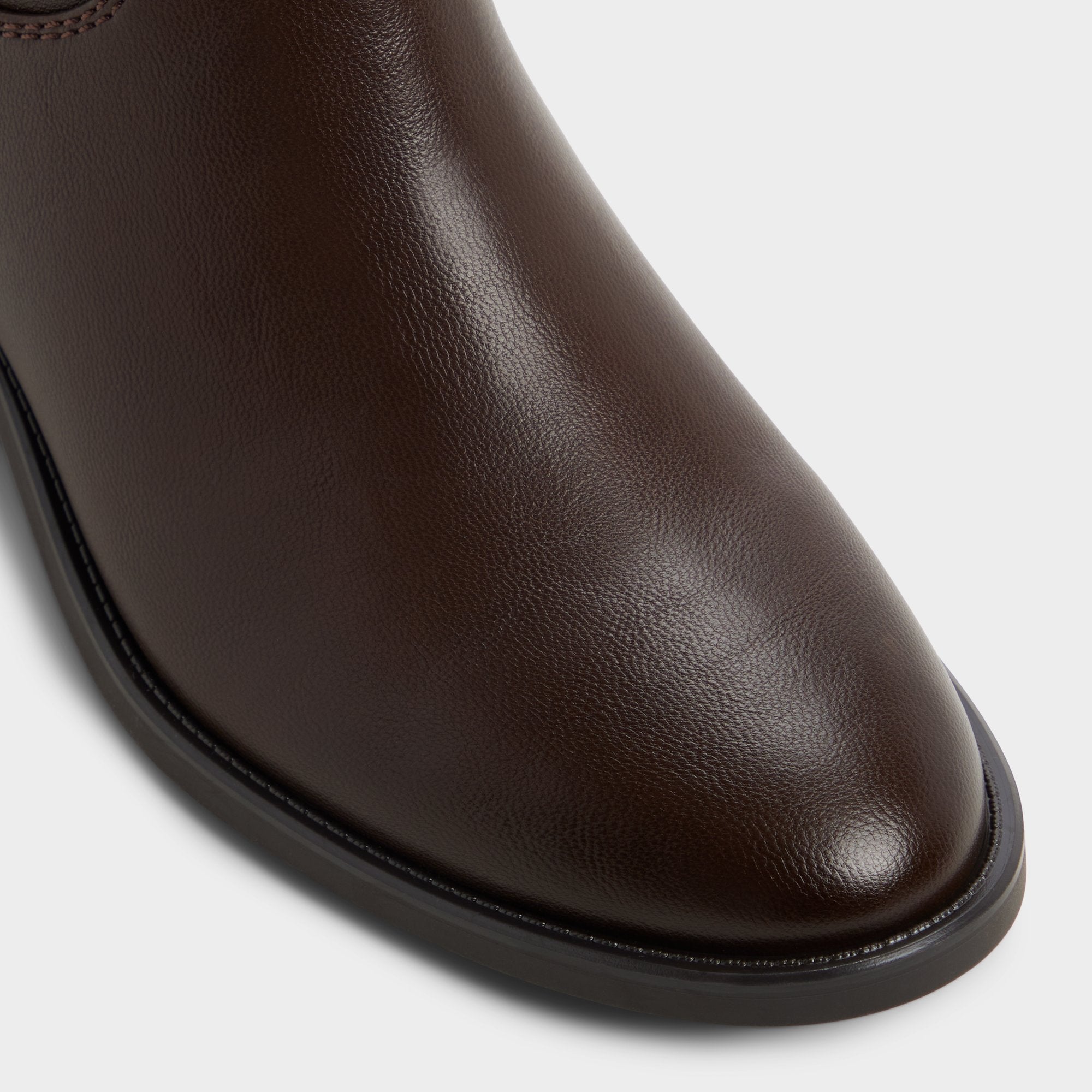 Kaydienh in Dark Brown - Knee-high boot, Block heel