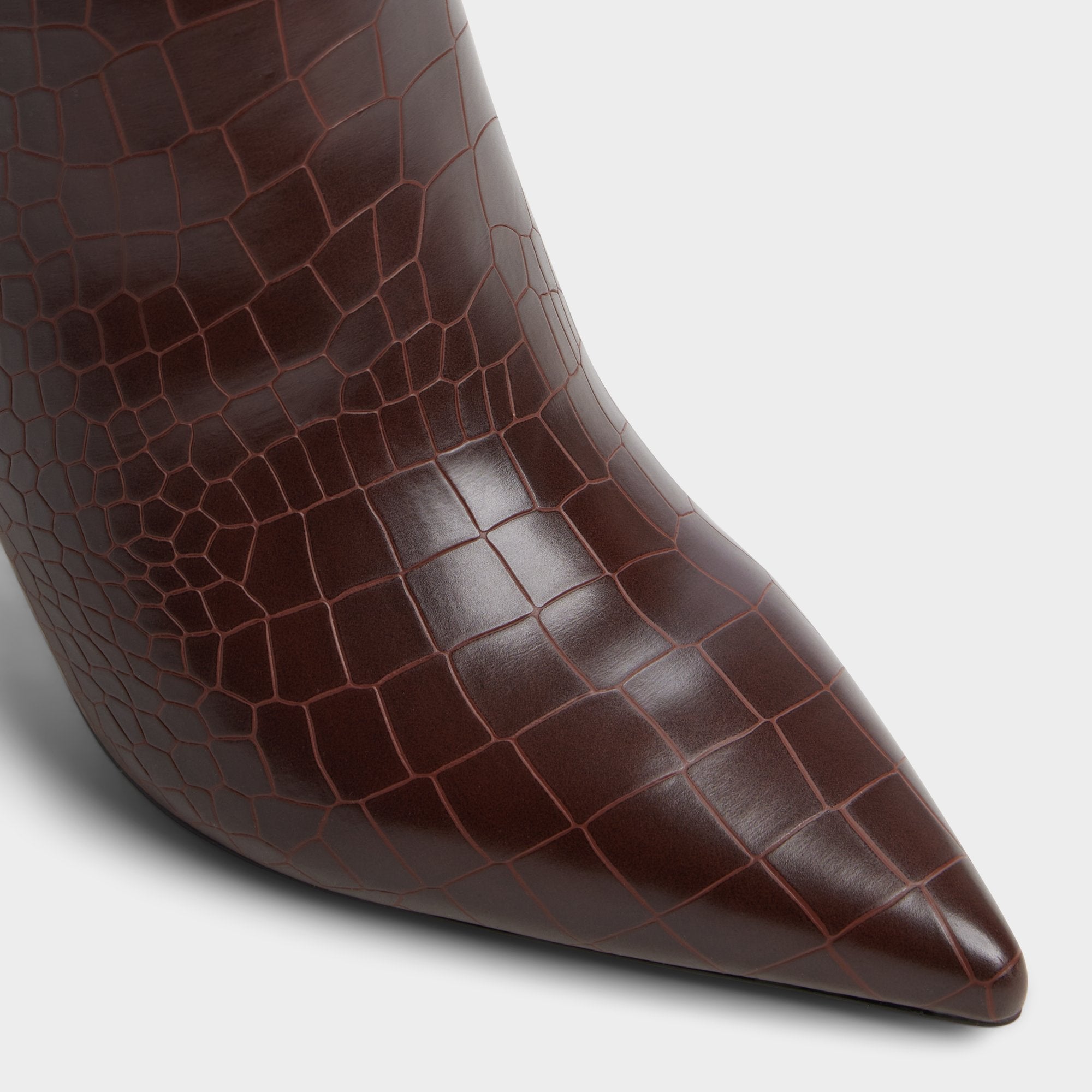 Saphiria Dark Brown Women's Tall Boots - Knee-high boot, Stiletto heel