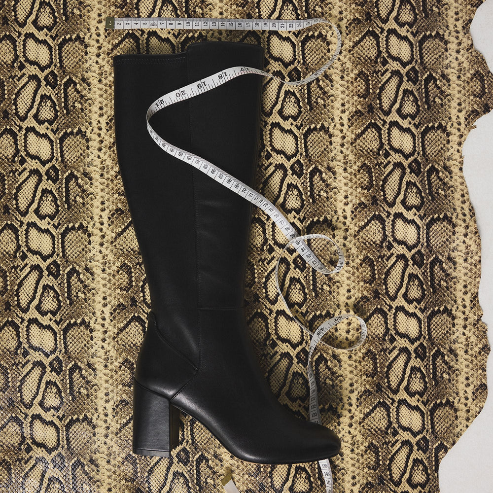 Satori-wc Black/Black Women's Tall Boots - Knee-high boot, Block heel