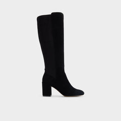 Satori in Wc Other Black - Knee-high boot, Block heel