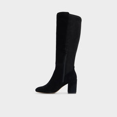 Satori in Wc Other Black - Knee-high boot, Block heel
