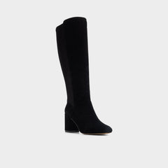 Satori in Wc Other Black - Knee-high boot, Block heel