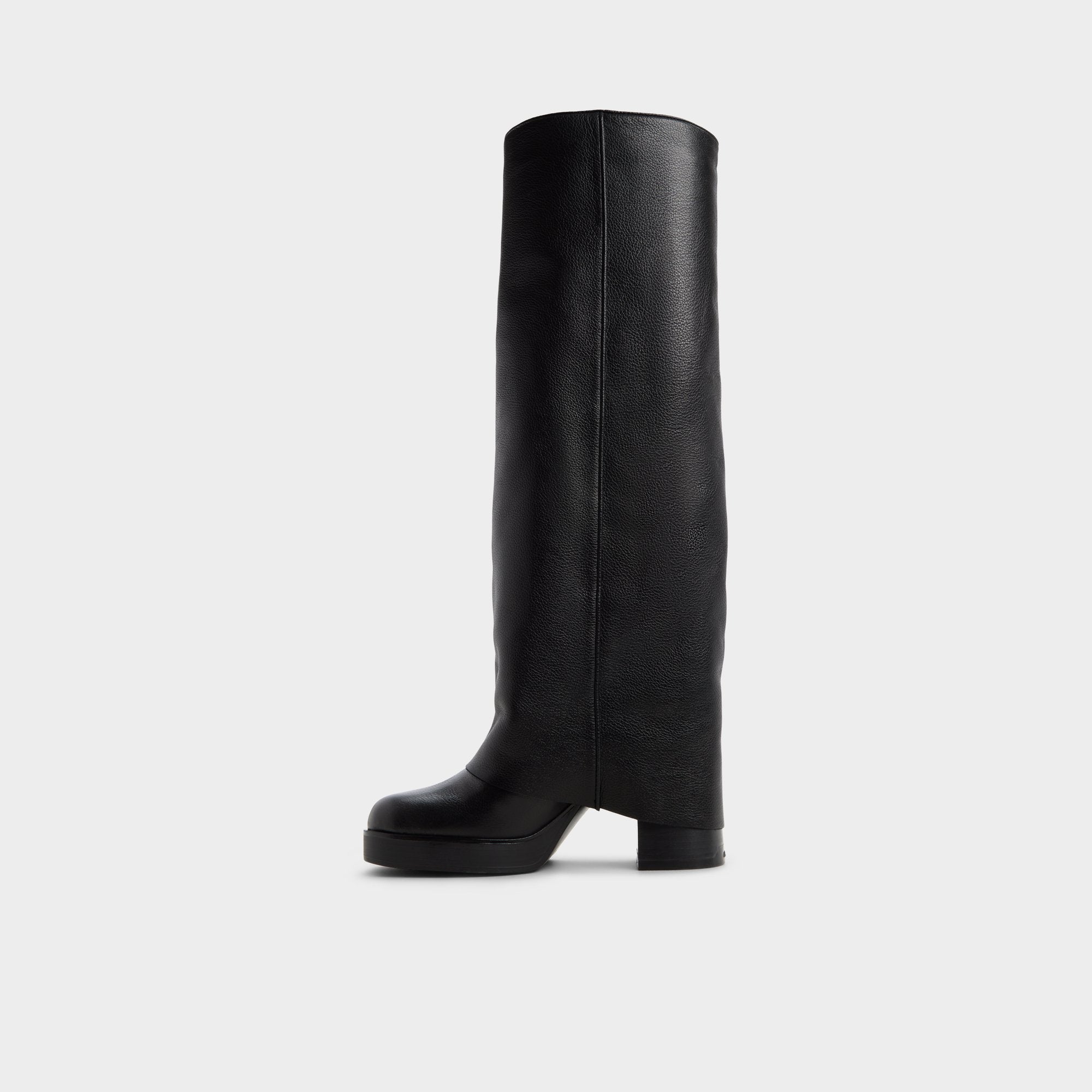 Maeveh in Black - Knee-high boot, Platform