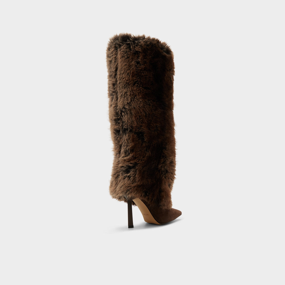 Lennore in Dark Brown 14163383 - Knee-high boot, Stiletto heel