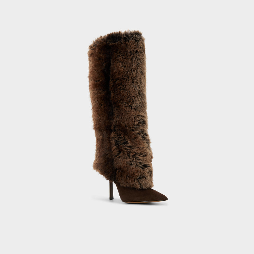 Lennore in Dark Brown 14163383 - Knee-high boot, Stiletto heel