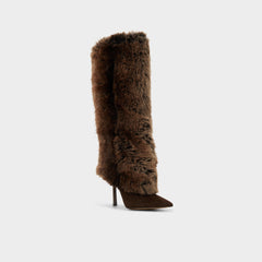 Lennore in Dark Brown 14163383 - Knee-high boot, Stiletto heel