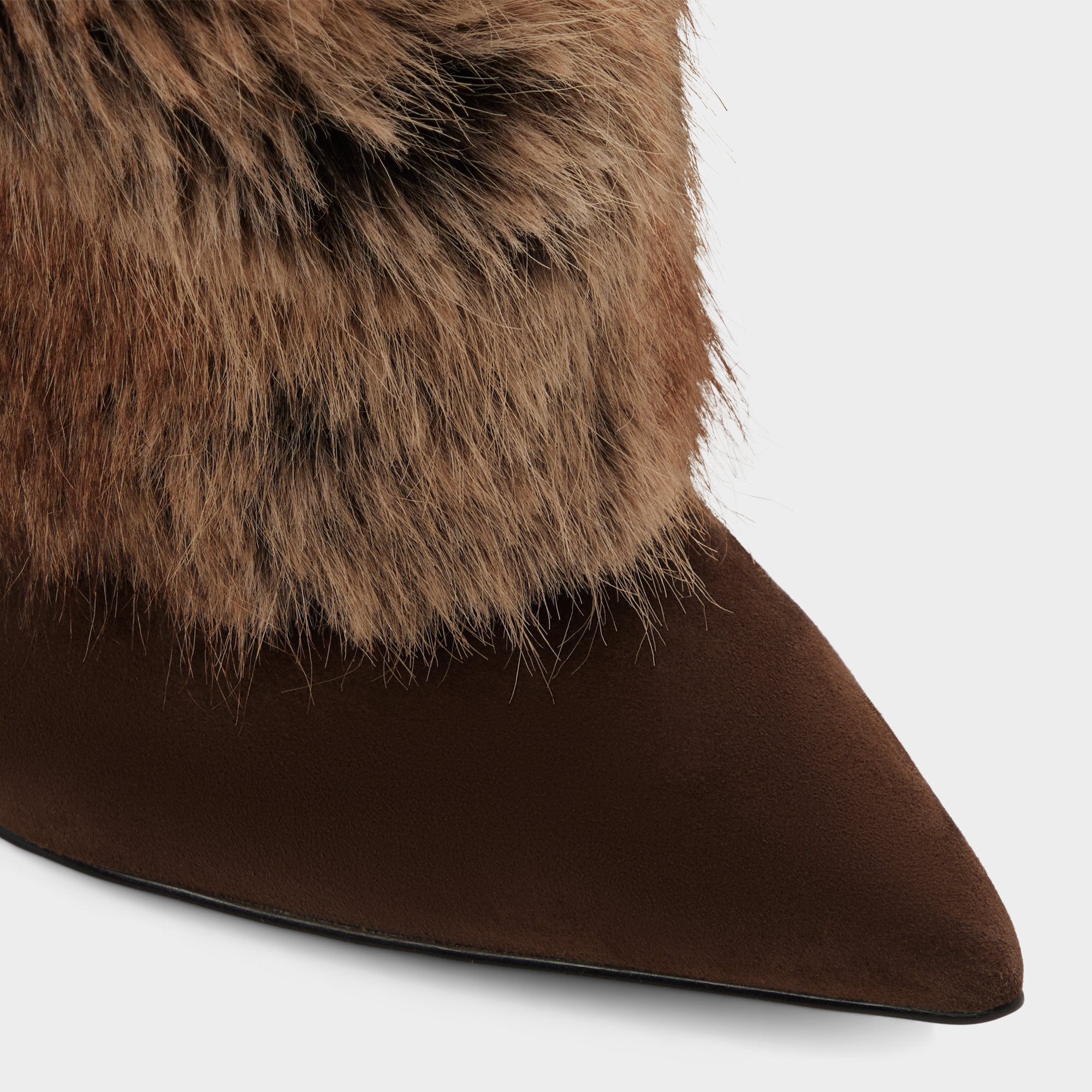 Lennore in Dark Brown 14163383 - Knee-high boot, Stiletto heel