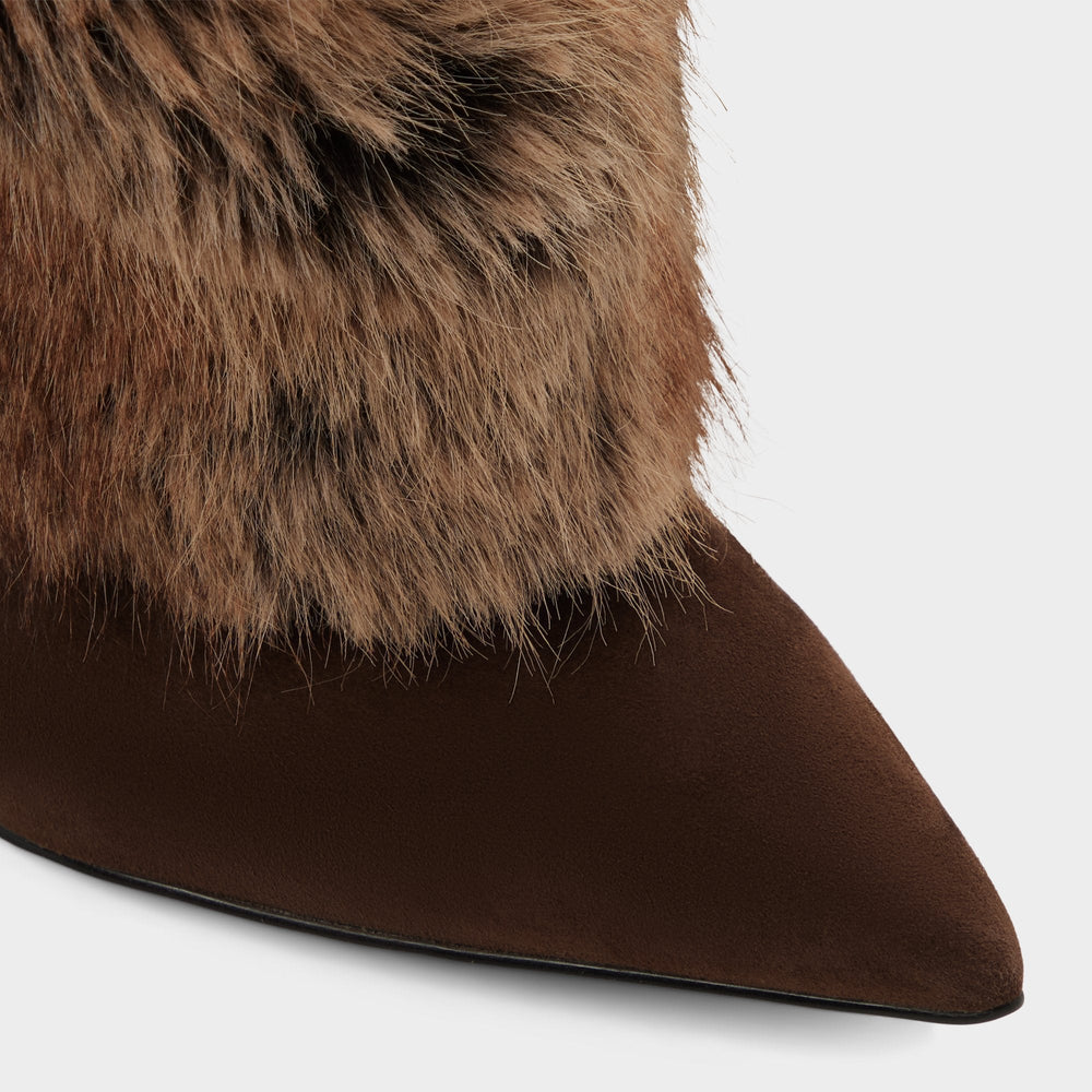 Lennore in Dark Brown 14163383 - Knee-high boot, Stiletto heel