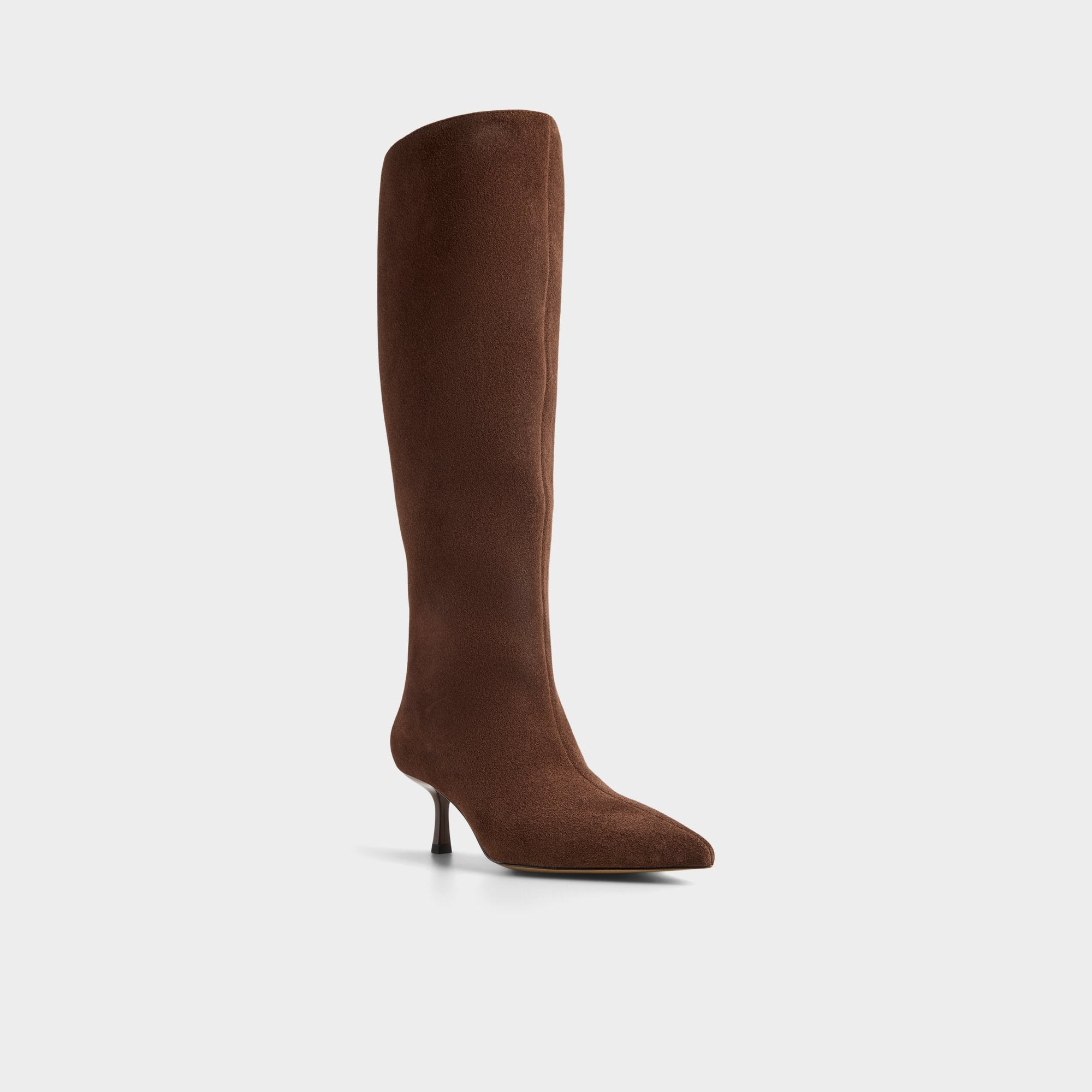 Selora in Wc Dark Brown - Knee-high boot, Stiletto heel